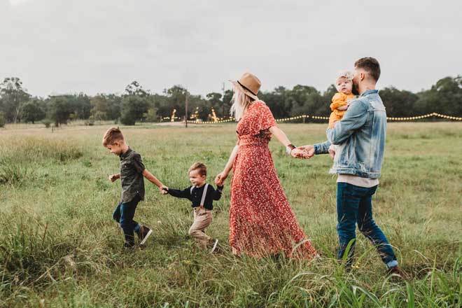 family-outside